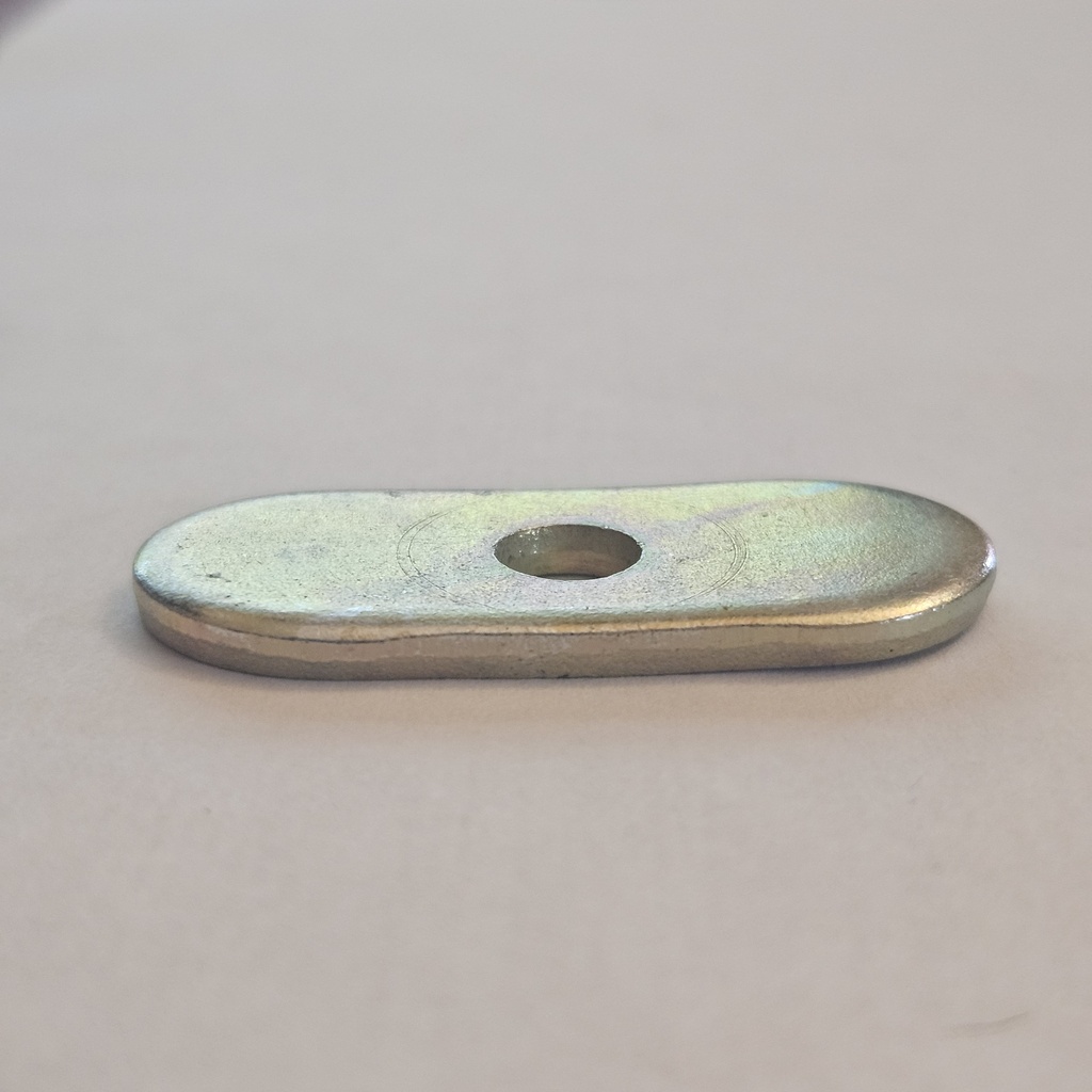Tankhalteplatte Oval Metall