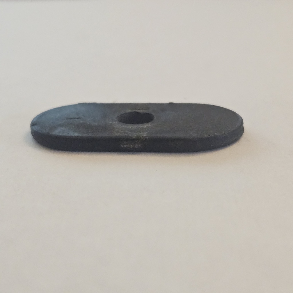 Tankhalteplatte Oval Plastik