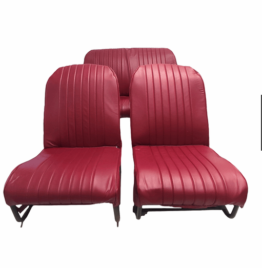Sitzbezug Kunstleder Bordeaux Rot