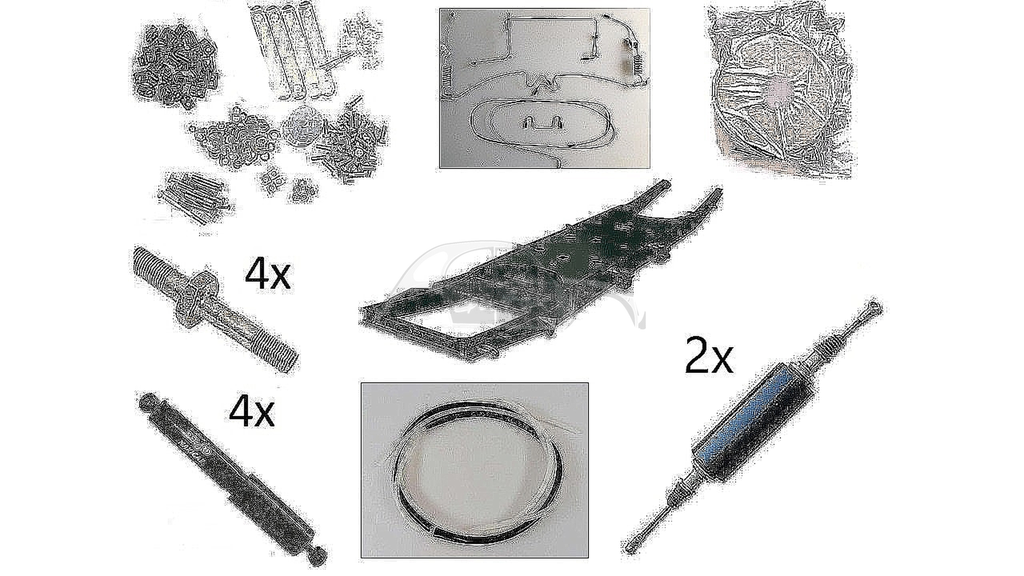 Kit Rahmen OE Nachbau, Groß mit Gutachten