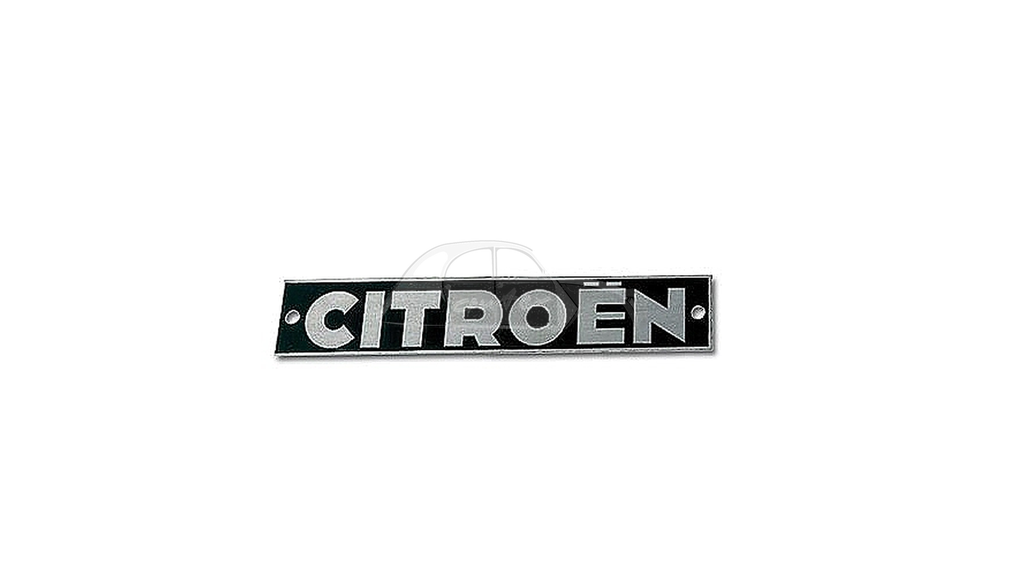 Citroen Emblem silber/schwarz für Stoßstange (altes Modell)