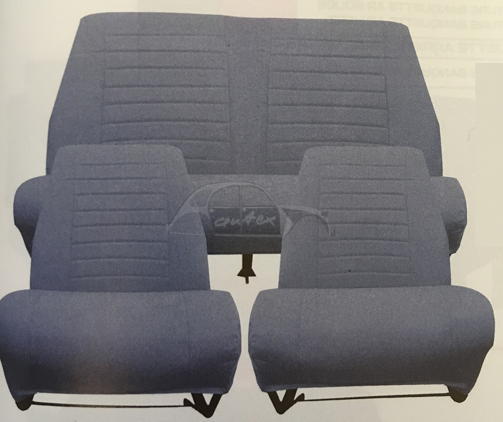 Sitzbezug kompl. AMI 8 blau.