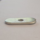 Tankhalteplatte Oval Metall